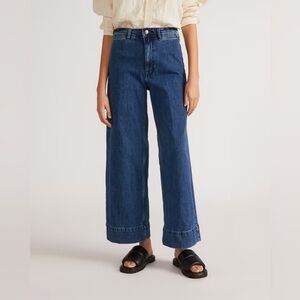 Everlane Women's Blue Flare & Wide Leg Jeans